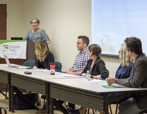 mental health professional panel at a workshop