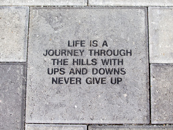 adolescent campus commemorative paver