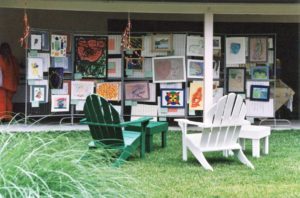 artwork on display at Arts in the Garden