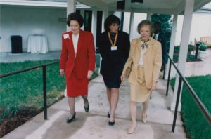 Former First Lady Rosalynn Carter visits Skyland Trail