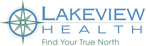 Lakeview Health Lakeview Health logo and wordmark