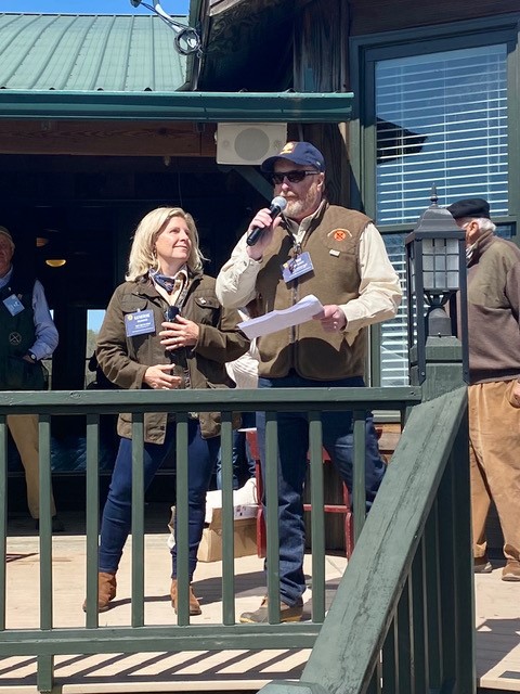 Katherine Ohlhausen and John McColskey chair the Atlanta Chairty Clays event