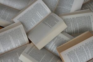 stack of books