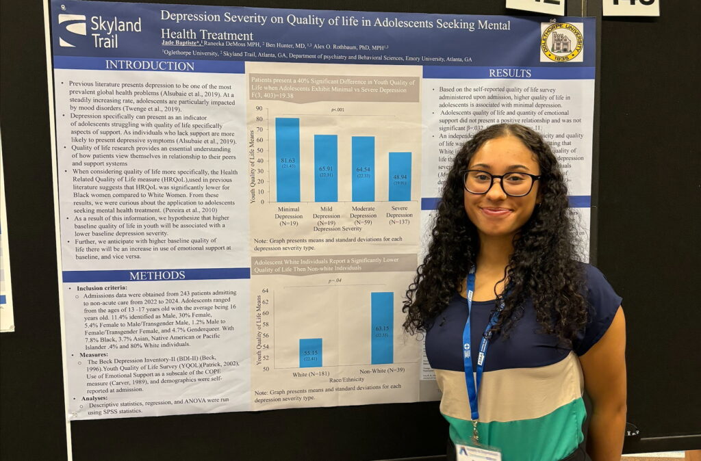Depression Severity on Quality of life in Adolescents Seeking Mental Health Treatment